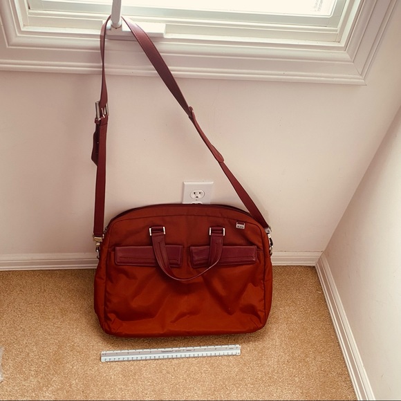 Tumi briefcase bag laptop shoulder orange - Picture 2 of 11